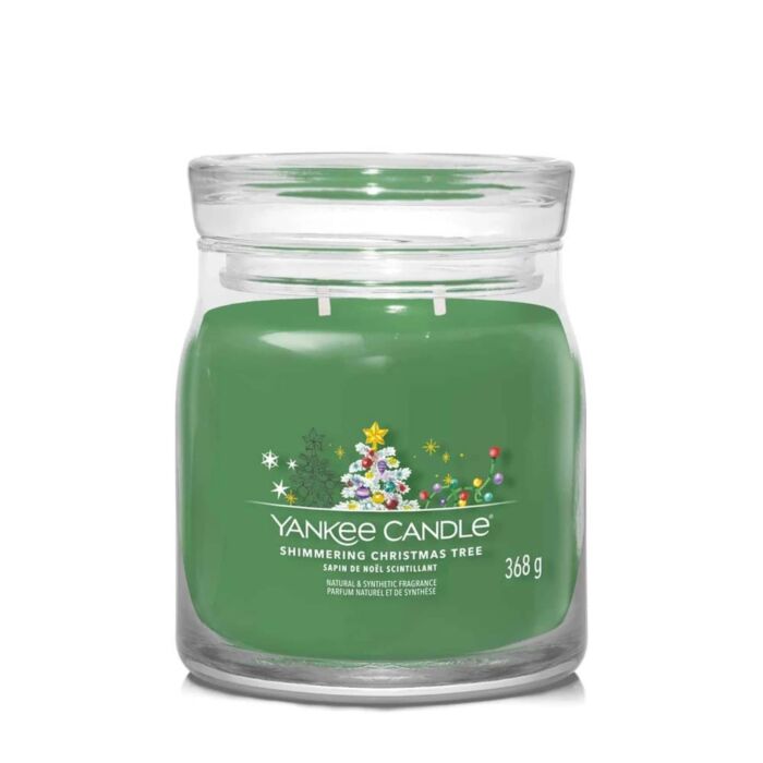 Yankee Candle Shimmering Christmas Tree Signature Medium Jar